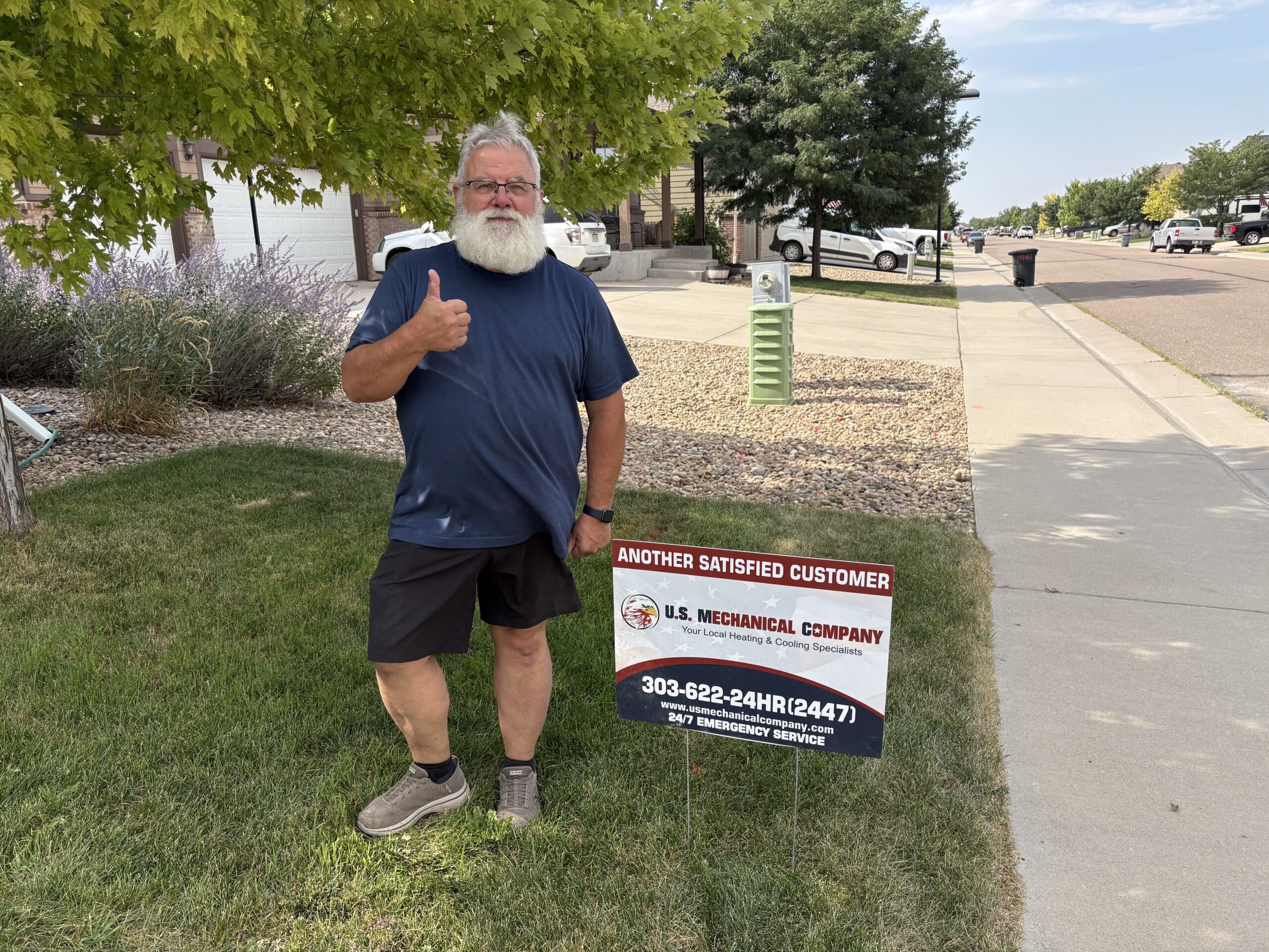 Satisfied Customer Indoor Air quality & Home Ventilation Services at U.S. Mechanical Company in Strasburg, CO